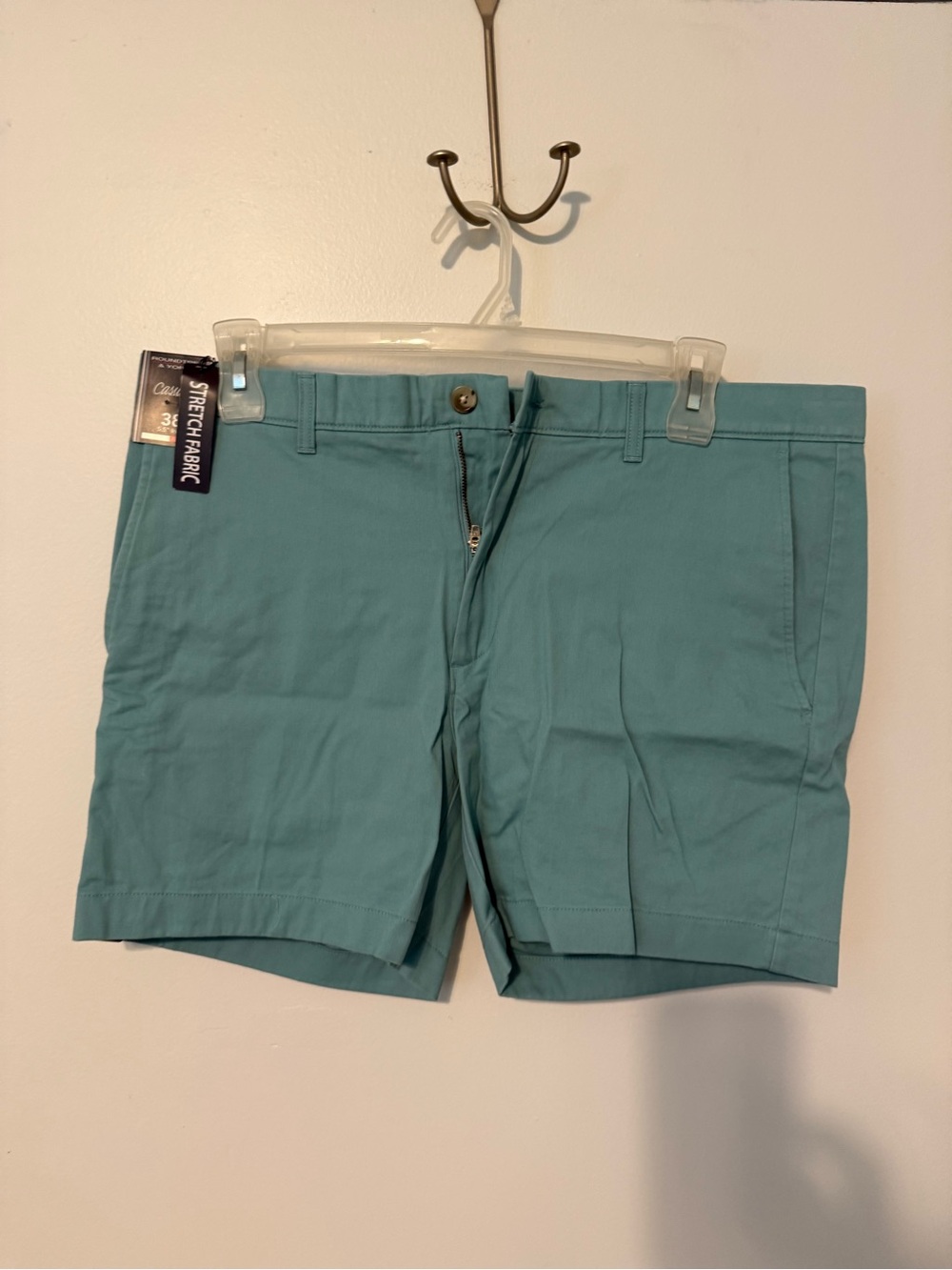 Teal Stretch Fabric Women's Shorts